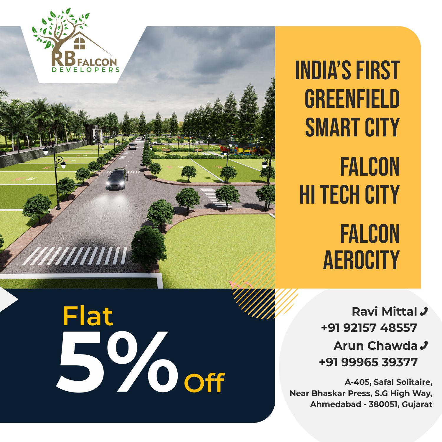 156 sq yards residential plot near diamond chowk dholera