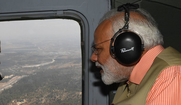Sky-High Vision: PM Narendra Modi Conducts Aerial Survey of Dholera SIR’s Rapid Progress